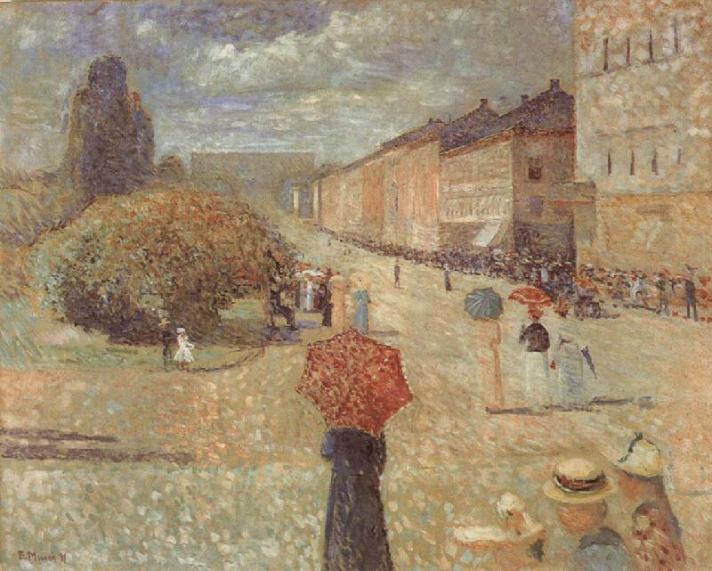 Edvard Munch Spring on Karl Johan